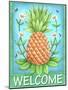 Pineapple Welcome-Melinda Hipsher-Mounted Giclee Print