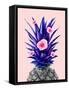 Pineapple with Roses-Jensen Adamsen-Framed Stretched Canvas