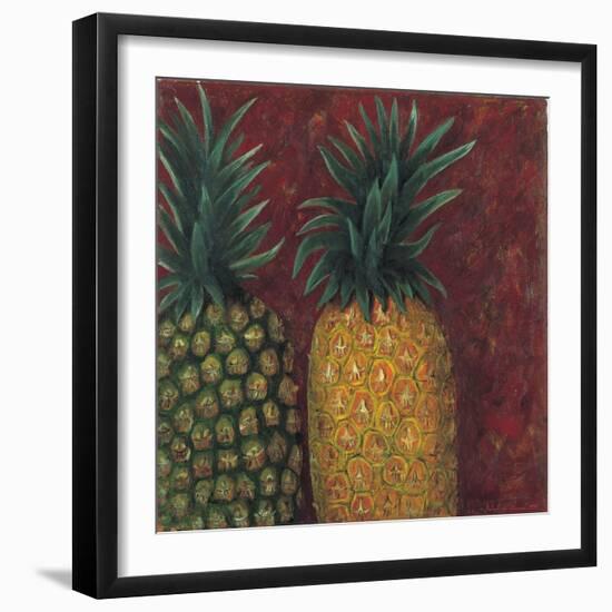 Pineapples, 1999-Pedro Diego Alvarado-Framed Premium Giclee Print