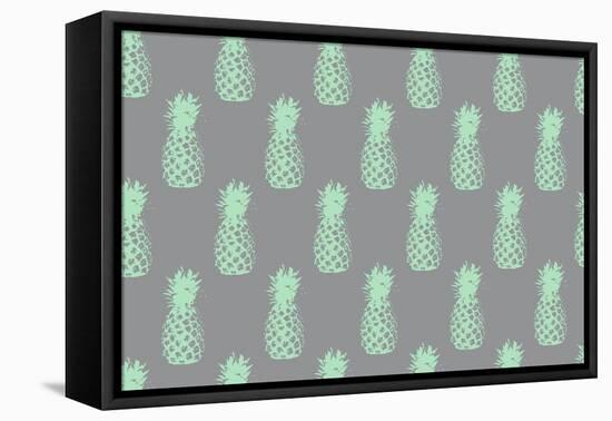 Pineapples-Joanne Paynter Design-Framed Stretched Canvas