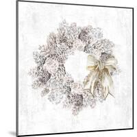 Pinecone Wreath-PI Studio-Mounted Art Print