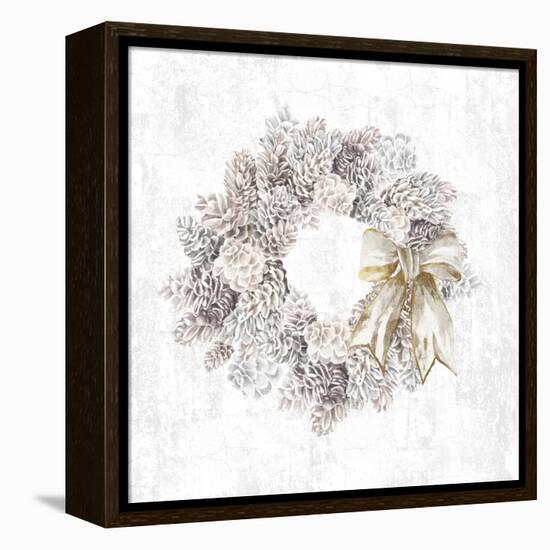 Pinecone Wreath-PI Studio-Framed Stretched Canvas