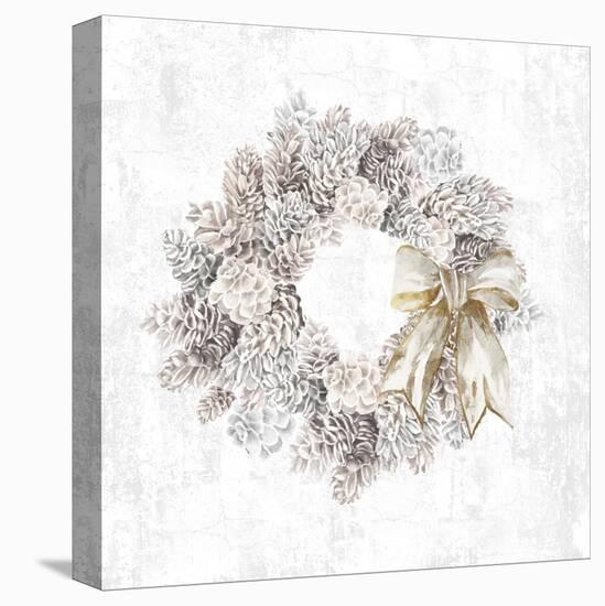 Pinecone Wreath-PI Studio-Stretched Canvas