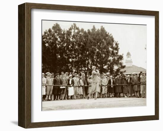 Pinehurst Golfers I-null-Framed Art Print