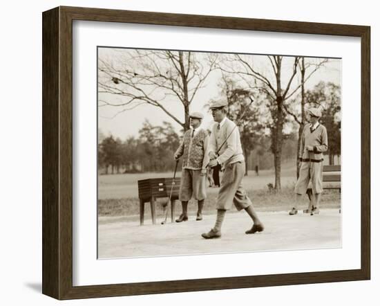 Pinehurst Golfers II-null-Framed Art Print