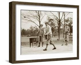 Pinehurst Golfers II-null-Framed Art Print