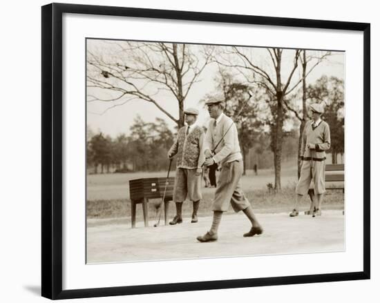 Pinehurst Golfers II-null-Framed Art Print