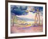 Pines Along the Shore, 1896-Henri-Edmond Cross-Framed Giclee Print