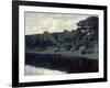 Pines Along the Shore of a Lake-Walter Leistikow-Framed Giclee Print