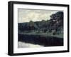 Pines Along the Shore of a Lake-Walter Leistikow-Framed Giclee Print