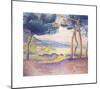 Pines Along the Shore-Henri Edmond Cross-Mounted Premium Giclee Print