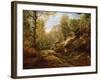 Pines and Birch Trees or, The Forest of Fontainebleau, c.1855-57-Henri Joseph Constant Dutilleux-Framed Giclee Print