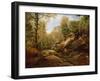 Pines and Birch Trees or, The Forest of Fontainebleau, c.1855-57-Henri Joseph Constant Dutilleux-Framed Giclee Print