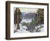 Pines in Winter-George Gardner Symons-Framed Giclee Print