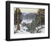 Pines in Winter-George Gardner Symons-Framed Giclee Print