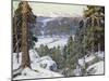 Pines in Winter-George Gardner Symons-Mounted Giclee Print