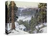 Pines in Winter-George Gardner Symons-Stretched Canvas