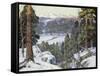 Pines in Winter-George Gardner Symons-Framed Stretched Canvas