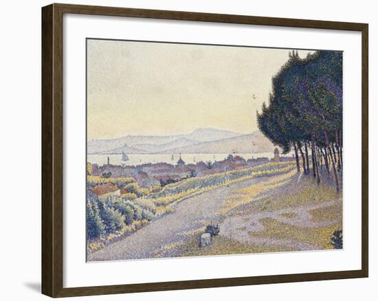 Pinewood, St. Tropez, Bois de Pins-St Tropez-Paul Signac-Framed Giclee Print