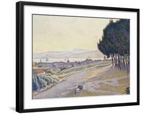 Pinewood, St. Tropez, Bois de Pins-St Tropez-Paul Signac-Framed Giclee Print