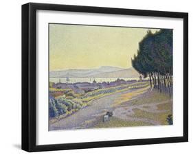 Pinewood, St. Tropez-Paul Signac-Framed Giclee Print