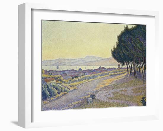 Pinewood, St. Tropez-Paul Signac-Framed Giclee Print