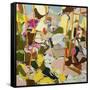Piney Woods-Allan Friedlander-Framed Stretched Canvas