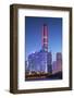 Ping An International Finance Centre (world's 4th tallest building in 2017 at 600m) and Civic Squar-Ian Trower-Framed Photographic Print