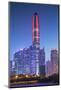Ping An International Finance Centre (world's 4th tallest building in 2017 at 600m) and Civic Squar-Ian Trower-Mounted Photographic Print