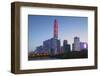 Ping An International Finance Centre, world's fourth tallest building in 2017 at 600m, and Civic Sq-Ian Trower-Framed Photographic Print