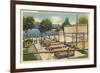 Ping Pong at Schroon Lake, New York State-null-Framed Premium Giclee Print