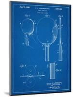 Ping Pong Paddle Patent-null-Mounted Art Print