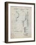 Ping Pong Paddle Patent-Cole Borders-Framed Art Print