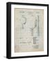 Ping Pong Paddle Patent-Cole Borders-Framed Art Print