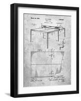 Ping Pong Table Patent-Cole Borders-Framed Art Print