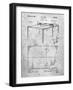 Ping Pong Table Patent-Cole Borders-Framed Art Print