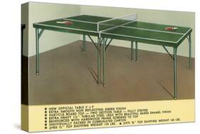 Ping-Pong Table-null-Stretched Canvas