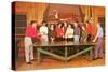 Ping-Pong Tournament, Retro-null-Stretched Canvas