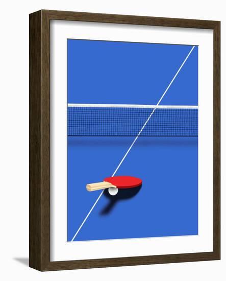 Pingpong-Robert Farkas-Framed Art Print