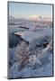 Pingvallavatn Lake with the Shore and Distant Mountains Covered in Snow-Lee Frost-Mounted Photographic Print