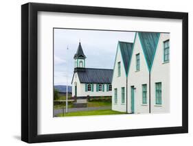 Pingvellir National Park, Church-Catharina Lux-Framed Photographic Print