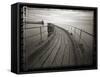 Pinhole Camera Image of View Along Timber Walkway, Blyth, Northumberland, England, UK-Lee Frost-Framed Stretched Canvas