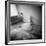 Pinhole Camera Shot of Sitting Topless Woman in Hoop Skirt-Rafal Bednarz-Framed Photographic Print