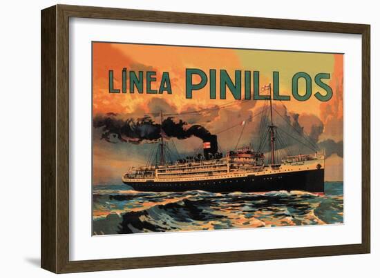 Pinillos Cruise Line-null-Framed Art Print