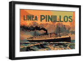 Pinillos Cruise Line-null-Framed Art Print