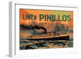 Pinillos Cruise Line-null-Framed Premium Giclee Print