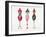Pink 3 Dresses-Cat Coquillette-Framed Giclee Print