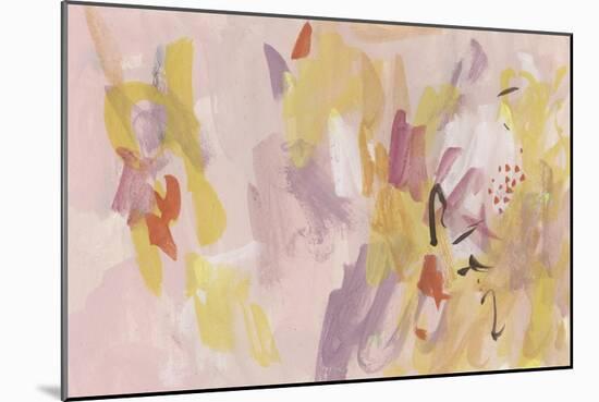 Pink Abstraction II-Melissa Wang-Mounted Premium Giclee Print
