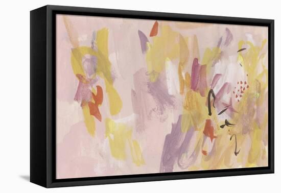 Pink Abstraction II-Melissa Wang-Framed Stretched Canvas