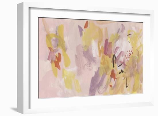 Pink Abstraction II-Melissa Wang-Framed Art Print